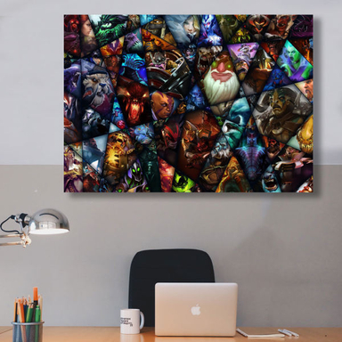 تابلو شاسی استاربوی گالری (StarBoy Gallery) طرح All Stars 4 مدل بازی Dota 2