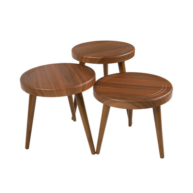 میز عسلی مدل کلاسیک کد 301GHN مجوعه 3 عددی