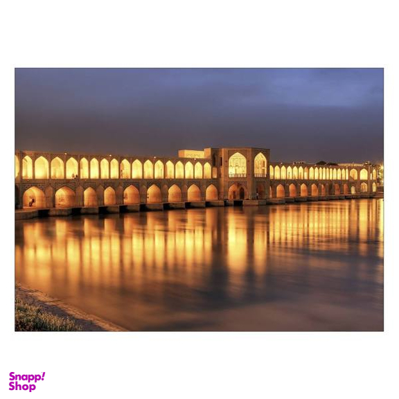 تابلو شاسی ونسونی طرح 33 Bridges سایز 30 × 40