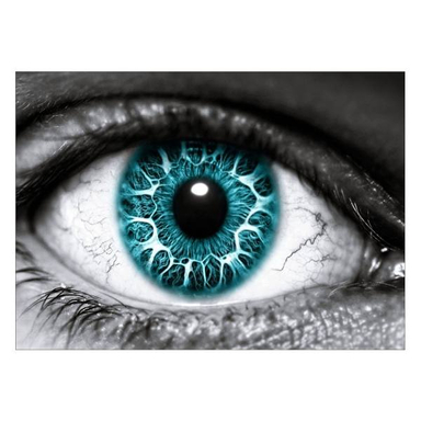 تابلو شاسی ونسونی طرح Cyan Eye سایز 30 × 40