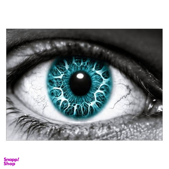 تابلو شاسی ونسونی طرح Cyan Eye سایز 30 × 40