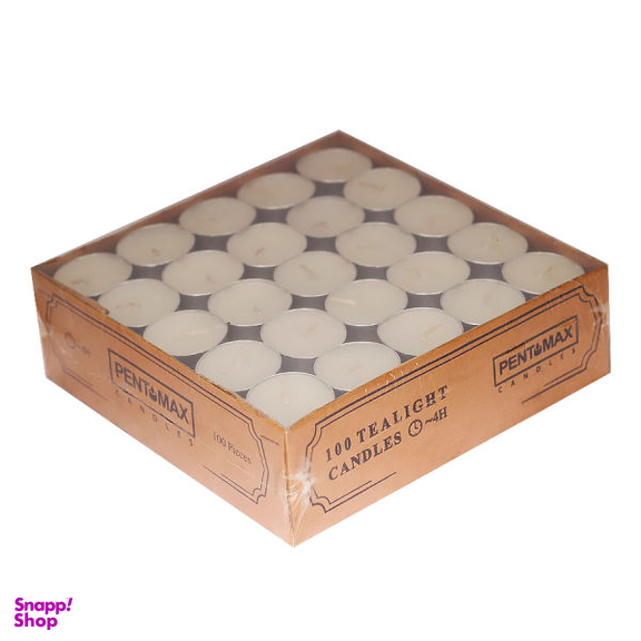 شمع وارمر پنت مکس مدل TeaLight بسته 100 عددی