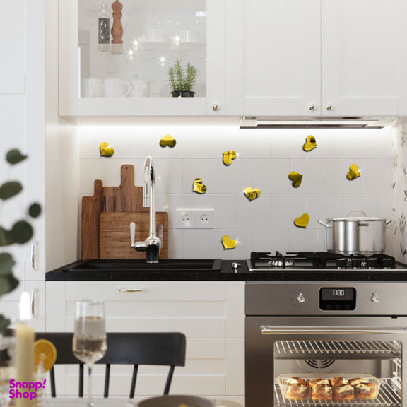 آینه اِلِنسی مدل قلب بسته 10 عددی