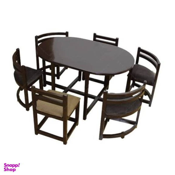 میز و صندلی ناهارخوری 6 نفره مدل Ti-CH-004