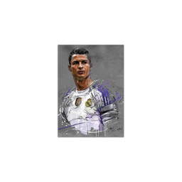 تابلو شاسی ونسونی طرح CR7 Art سایز 30 × 40