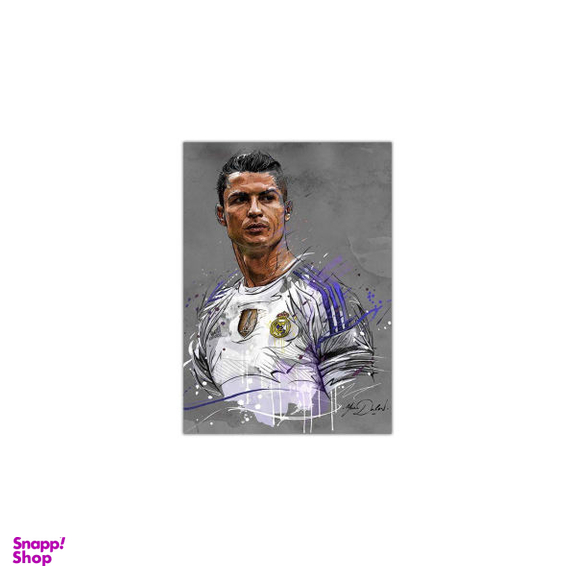 تابلو شاسی ونسونی طرح CR7 Art سایز 30 × 40