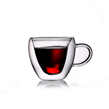 لیوان دوجداره مدل قلبی گنجایش 260 سی سی کد 4570