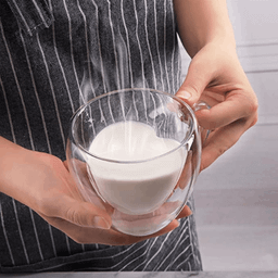 لیوان دوجداره مدل قلبی گنجایش 260 سی سی کد 4570