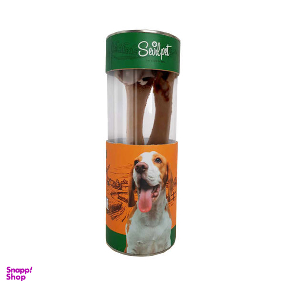تشویقی سگ سویل پت (Sevil Pet) مدل Lamb Bone Snack وزن 250 گرم