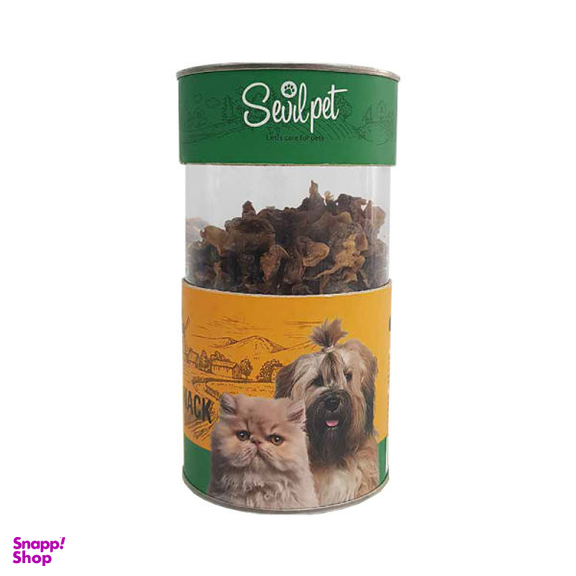 غذای تشویقی سگ و گربه سویل پت مدل Chicken Gizzard Snack وزن 80 گرم