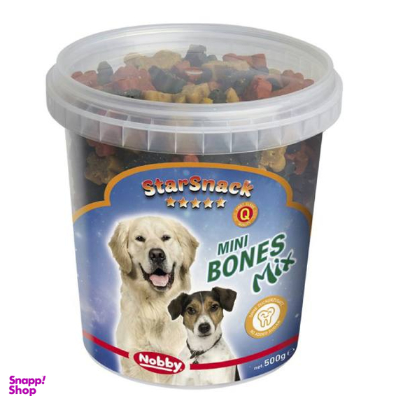 تشویقی نوبی مدل Bones Mix-500 وزن 500 گرم