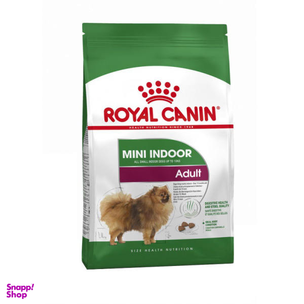 غذای خشک سگ رویال کنین مدل Mini Indoor Adult وزن 1.5 کیلوگرم