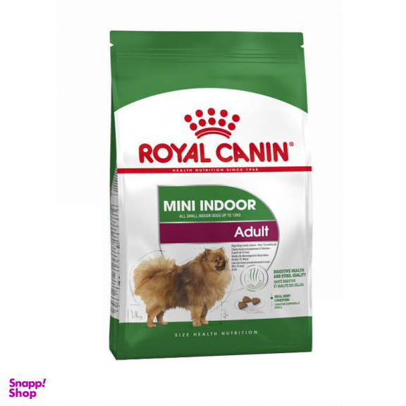 غذای خشک سگ رویال کنین مدل Mini Indoor Adult وزن 1.5 کیلوگرم