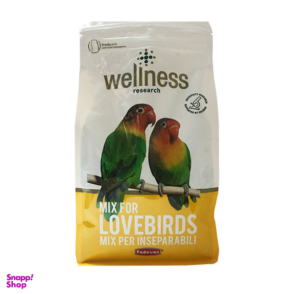 غذا خشک پرنده پادوان مدل Lovebirdmix وزن 850 گرم