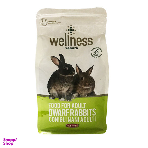 غذا خشک جونده پادوان مدل Dwraf Rabbits وزن 1 کیلوگرم