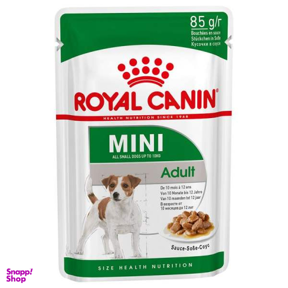 پوچ سگ رویال کنین مدل Mini Adult وزن 85 گرم