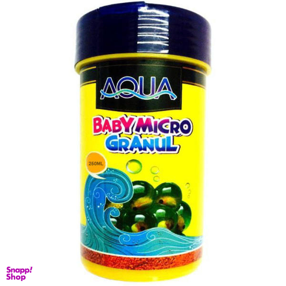 غذای بچه ماهی آکوا مدل Baby Micro Granul وزن 250 میلی لیتر