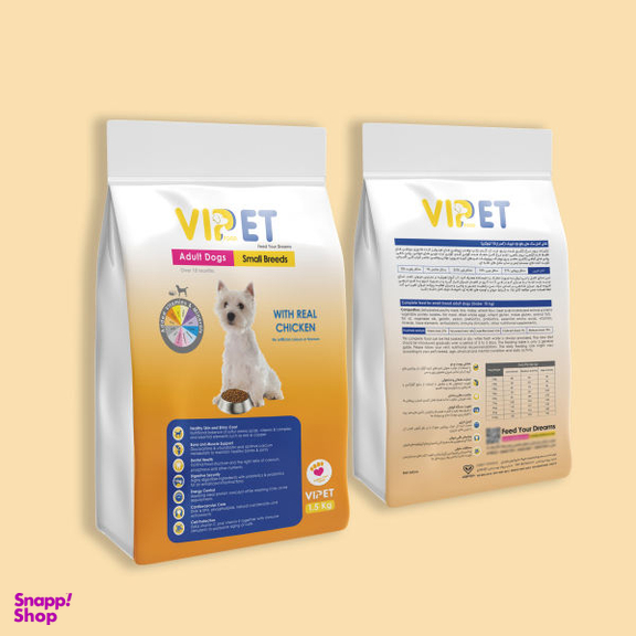غذای خشک سگ وی پت مدل Adult Small Breed وزن 1.5 کیلوگرم