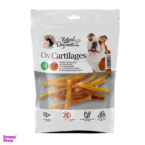 غذای تشویقی سگ هاپومیل (Haapoo Meal) مدل Ox Cartilages کد 10 وزن 100 گرم