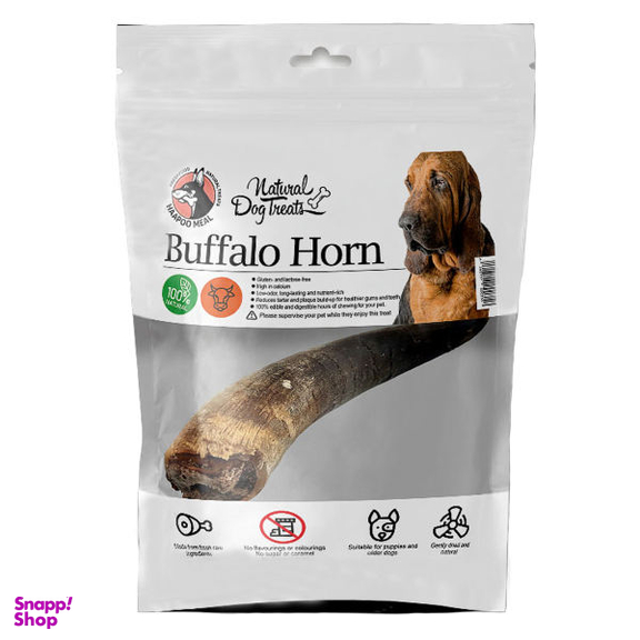 تشویقی سگ هاپومیل مدل Buffalo Horn کد 22 وزن 50 گرم