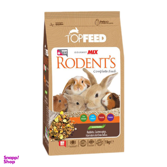 غذای خشک جوندگان تاپ فید مدل Rodent Copmlete Feed وزن 1 کیلوگرم