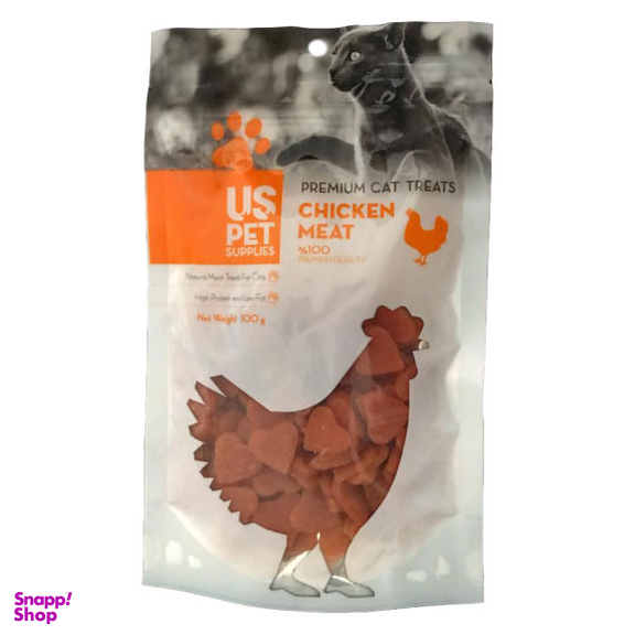 غذای تشویقی گربه یو اس پت کد 011 وزن 100 گرم