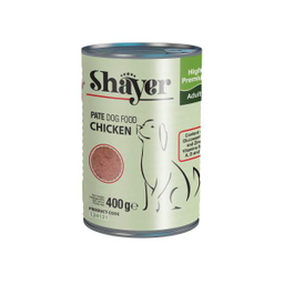 کنسرو غذای سگ شایر مدل Chicken کد 124131 وزن 400 گرم بسته 6 عددی