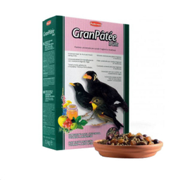 غذای خشک مرغ مینا پادوان مدل Granpatee Fruits وزن یک کیلوگرم