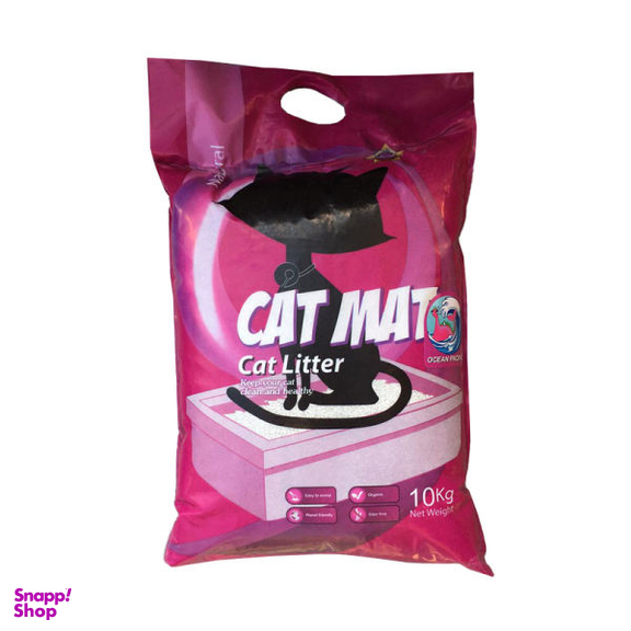 خاک بستر معطر گربه کت مت (Cat Mat) مدل Ocean وزن 10 کیلوگرم