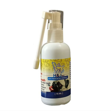 خوشبو کننده دهان سگ اچ اند جی پت (H&J Pet) مدل Hj-70 حجم 70 میلی لیتر