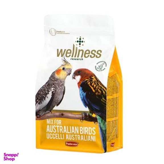 غذای خشک پرنده پادوان مدل Weliness Australian Birds وزن 850 گرم