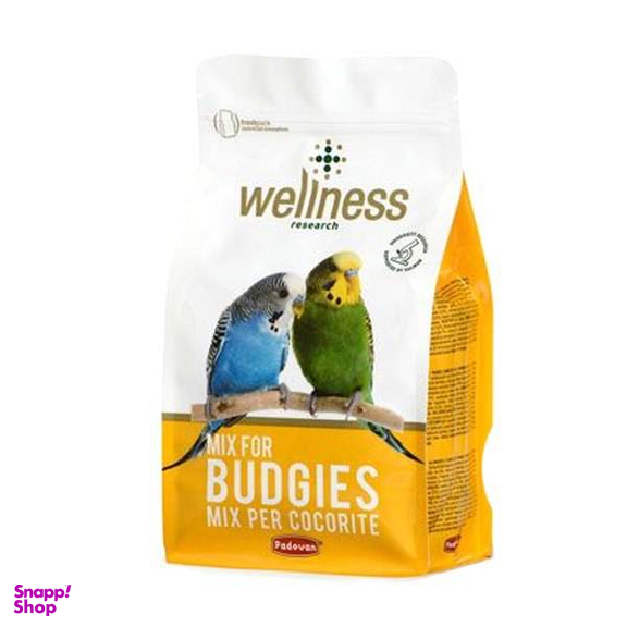 غذای خشک پرنده پادوان مدل Weliness Budgis وزن 850 گرم