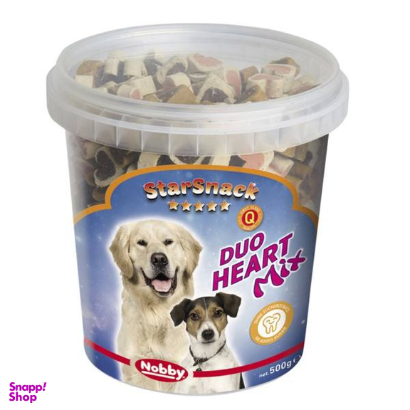 تشویقی سگ نوبی مدل Heart Starsnack Mix وزن 500 گرم