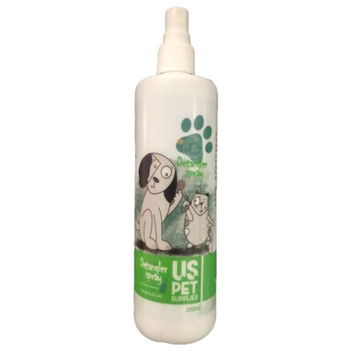 اسپری گره باز کن یو اس پت مدل Detangler کد 010 حجم 250 میلی لیتر