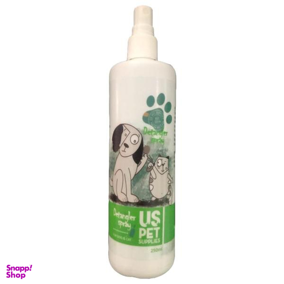 اسپری گره باز کن یو اس پت مدل Detangler کد 010 حجم 250 میلی لیتر