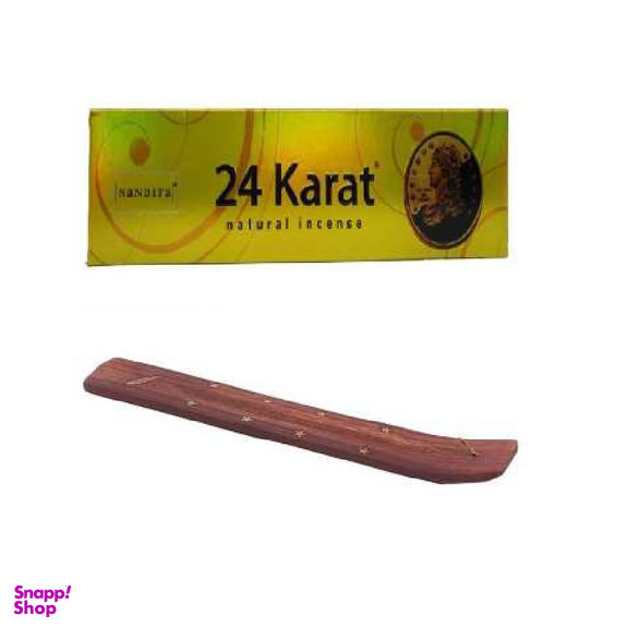 عود و جای عود مدل 24 قیراط