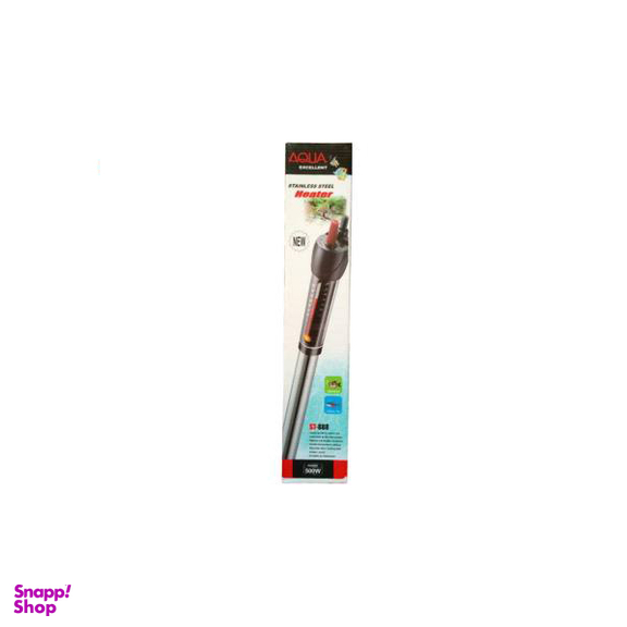 بخاری استیل ضدزنگ آکواریوم آکوا مدل 500w St-888