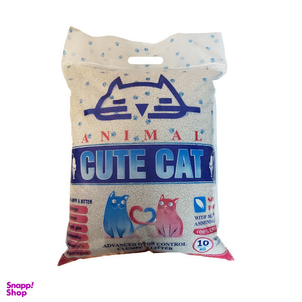 خاک بستر گربه کیوت کت مدل Animal وزن 10 کیلوگرم