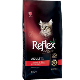 غذای خشک گربه رفلکس پلاس (Reflex Plus) مدل Lamb & Rice وزن 1.5 کیلوگرم