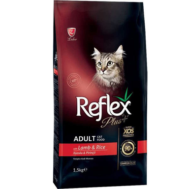 غذای خشک گربه رفلکس پلاس (Reflex Plus) مدل Lamb & Rice وزن 1.5 کیلوگرم