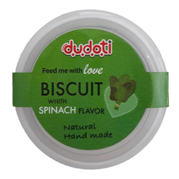 غذای تشویقی سگ دودوتی مدل Biscuit Spinach وزن 150 گرم