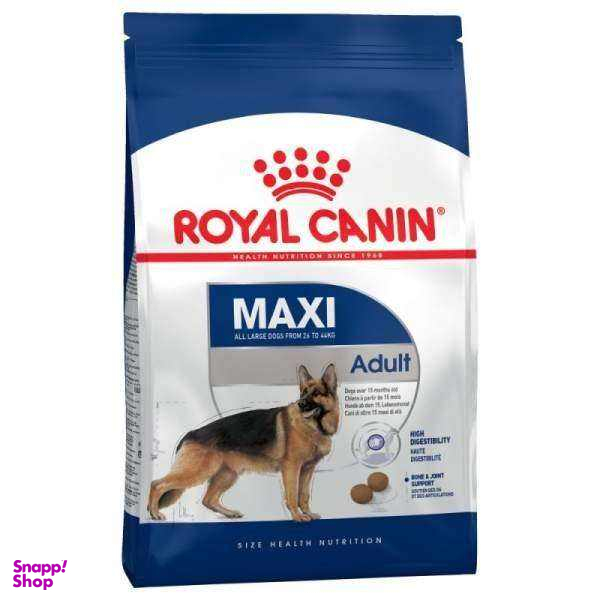 غذا خشک سگ رویال کنین مدل Maxi Adult کد 1063 وزن 15 کیلوگرم