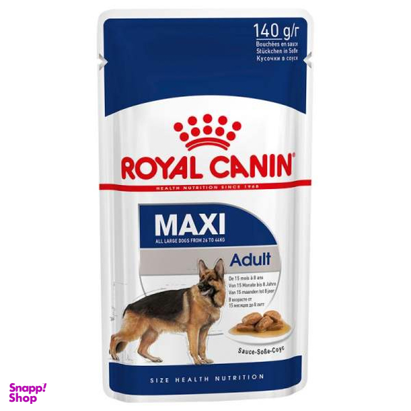 پوج سگ رویال کنین مدل Maxi Adult وزن 140 گرم