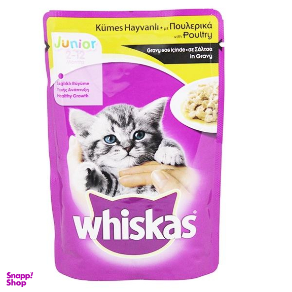 غذای بچه گربه ویسکاس مدل Junior-Poultry وزن 100 گرم