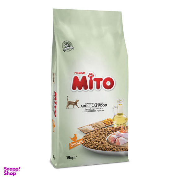 غذای خشک گربه میتو کد 586 وزن 15 کیلوگرم