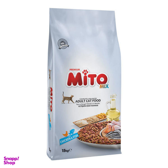 غذای خشک گربه میتو کد 584 وزن 15 کیلوگرم
