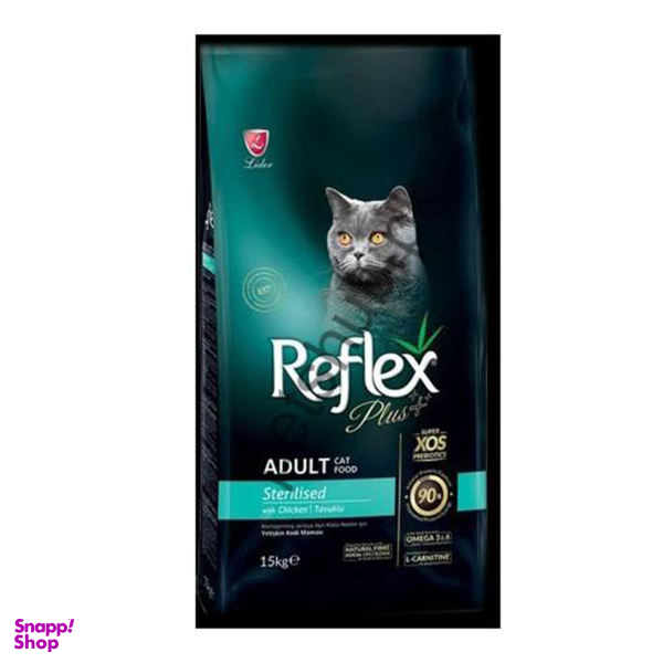 غذای خشک گربه رفلکس پلاس مدل sterlised وزن 1.5 کیلوگرم