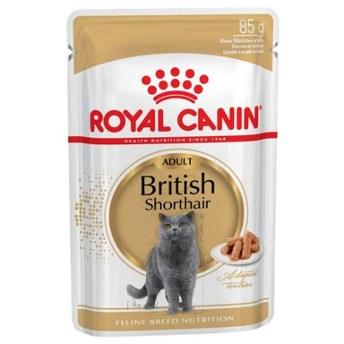 پوچ گربه رویال کنین مدل British Shorthair وزن 85 گرم