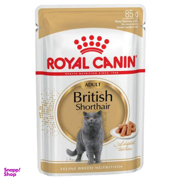 پوچ گربه رویال کنین مدل British Shorthair وزن 85 گرم