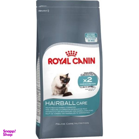 غذای خشک گربه رویال کنین مدل Hairball Care وزن 400 گرم